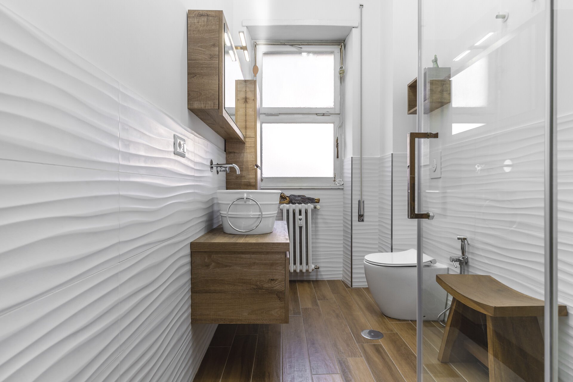 Ristrutturazione di un bagno di 4,5mq a Roma