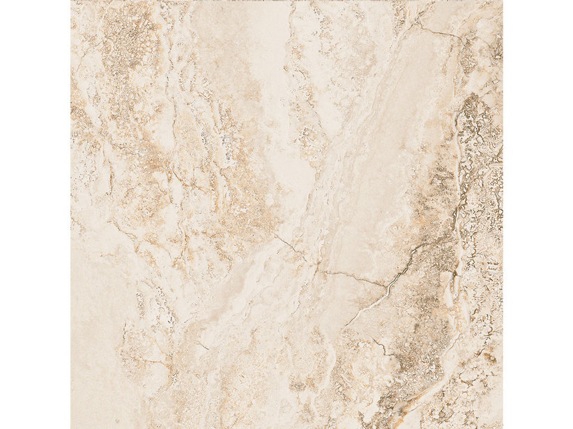 Piastrella Moon Gold 60X60 Lappato Gres Effetto Travertino Beige