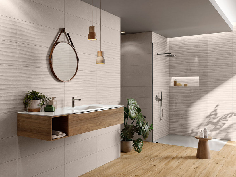 Piastrella Mystone Grey 25X75 Spessore 9,8 mm Effetto Pietra Grigio