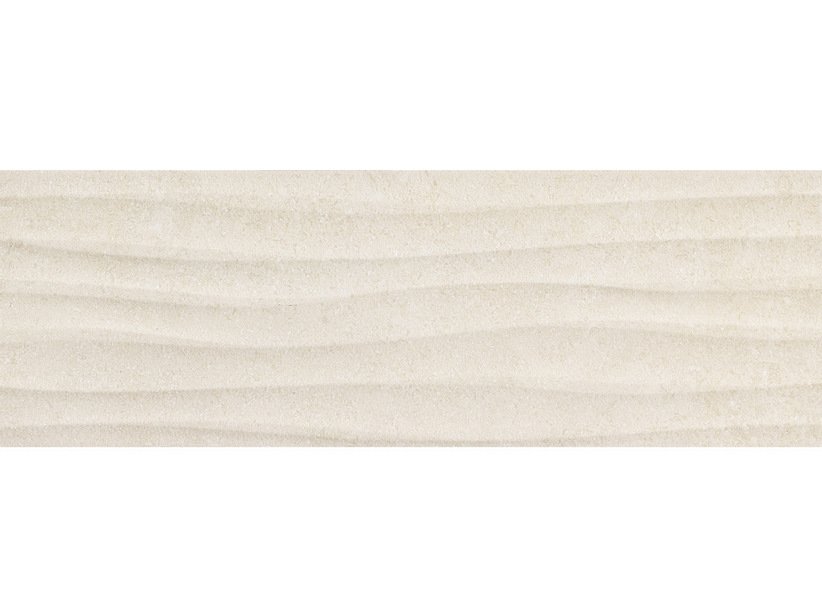 Piastrella Mystone Wave Sand 25X75 Effetto Pietra Onda 3D Beige