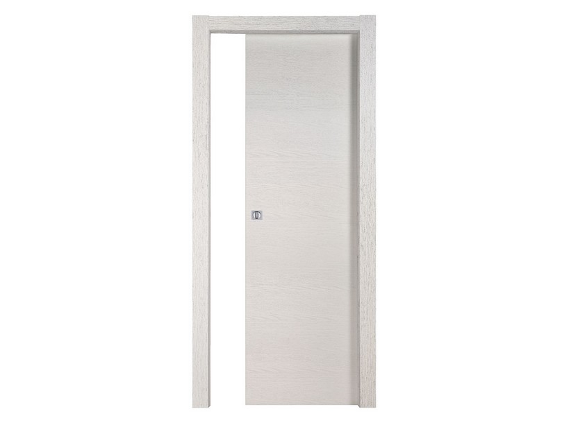 Porta Scorrevole Performance 60xH210 cm Frassino Bianco