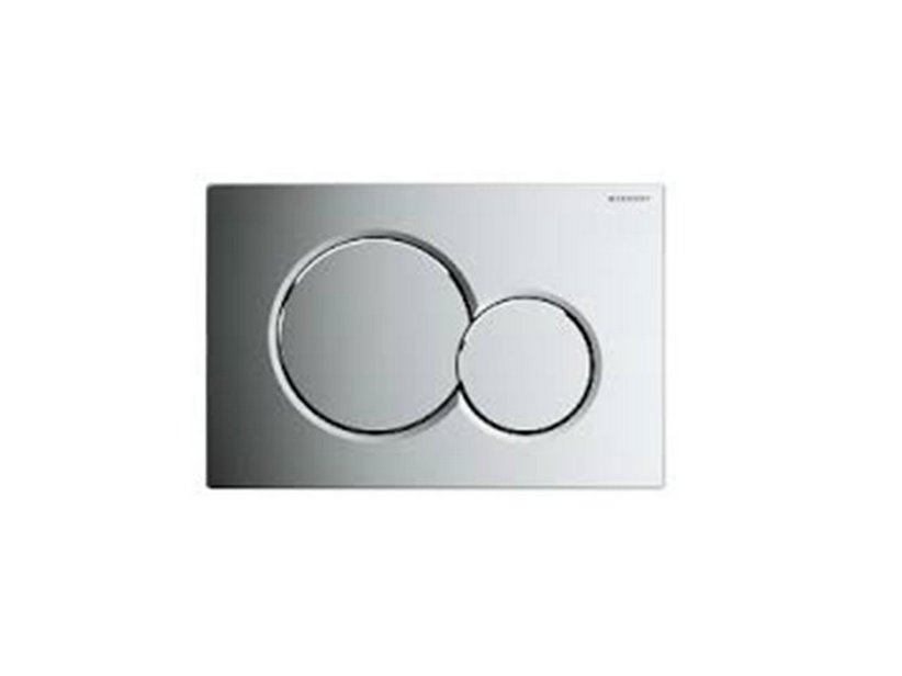 Placca Wc Geberit Sigma 01 2 Pulsanti Cromo